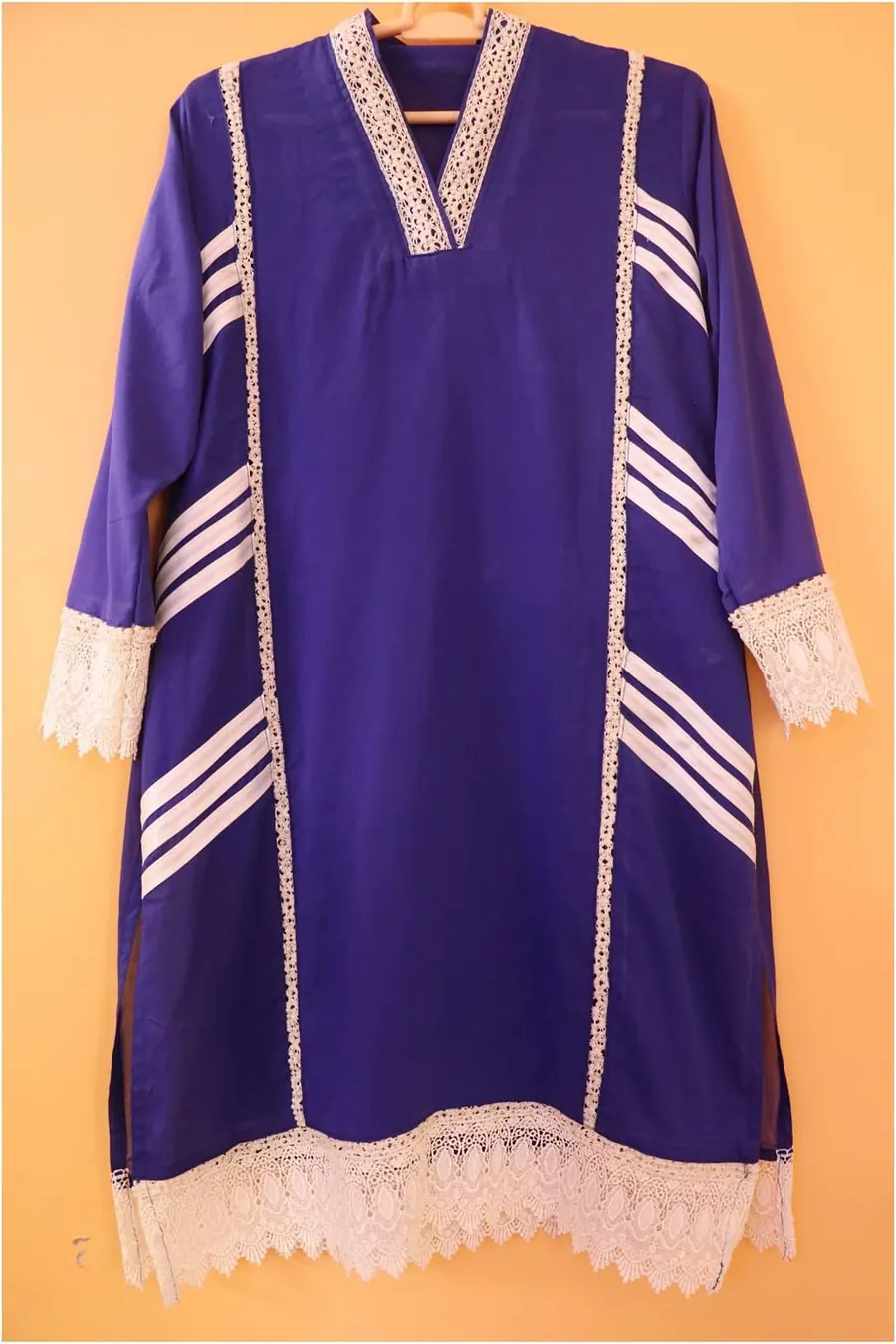 Indigo Swiss Lawn Shirt, photo 2 of 4