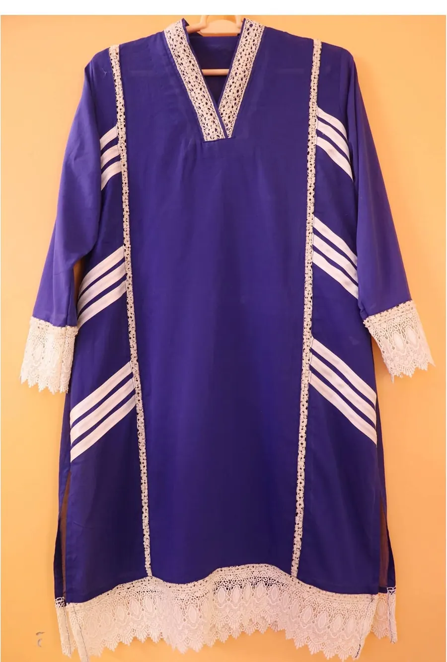 Indigo Swiss Lawn Shirt, photo 3 of 4