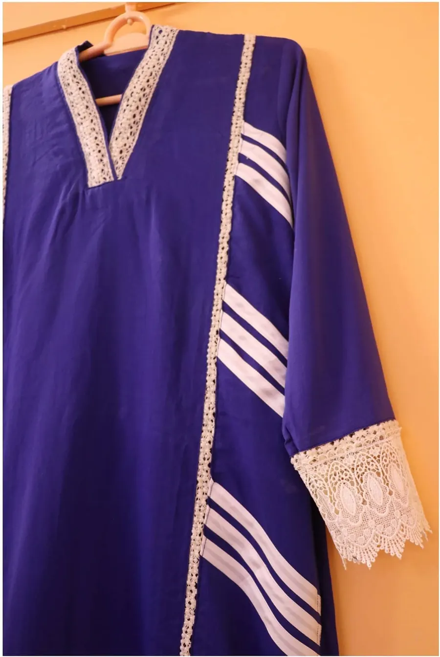 Indigo Swiss Lawn Shirt, photo 4 of 4