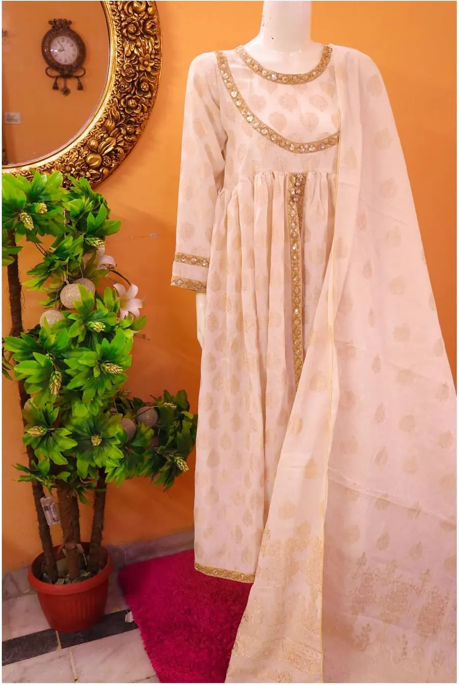 Jacquard Cotton Lawn Suit, photo 2 of 4