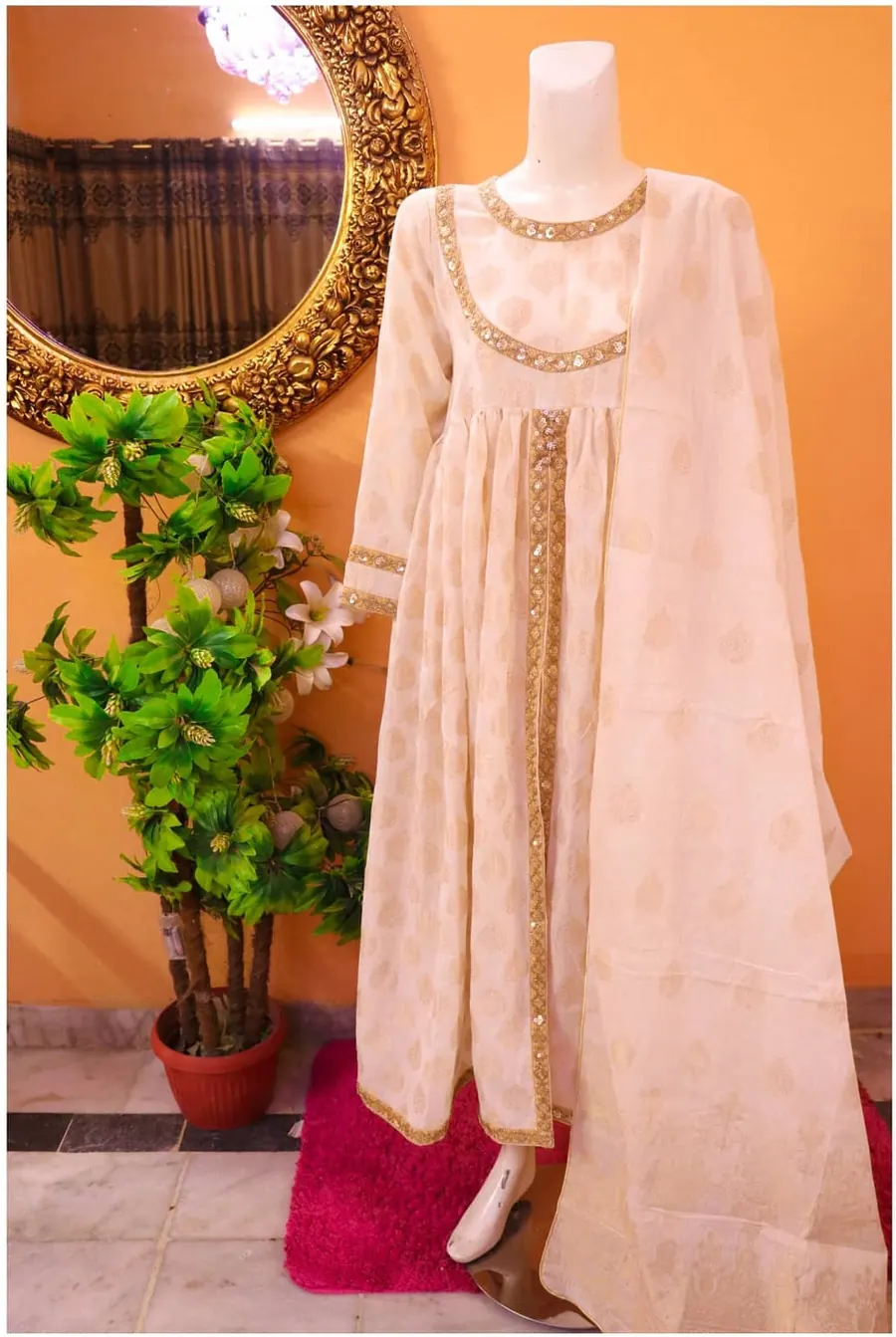 Jacquard Cotton Lawn Suit, photo 3 of 4
