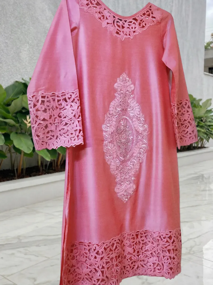 Cutwork Cotton Silk Suit, photo 4 of 10