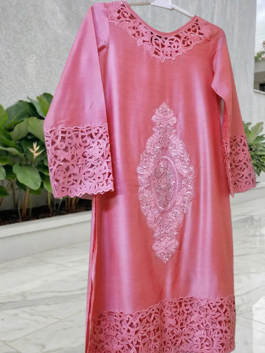 Cutwork Cotton Silk Suit, photo 5 of 10