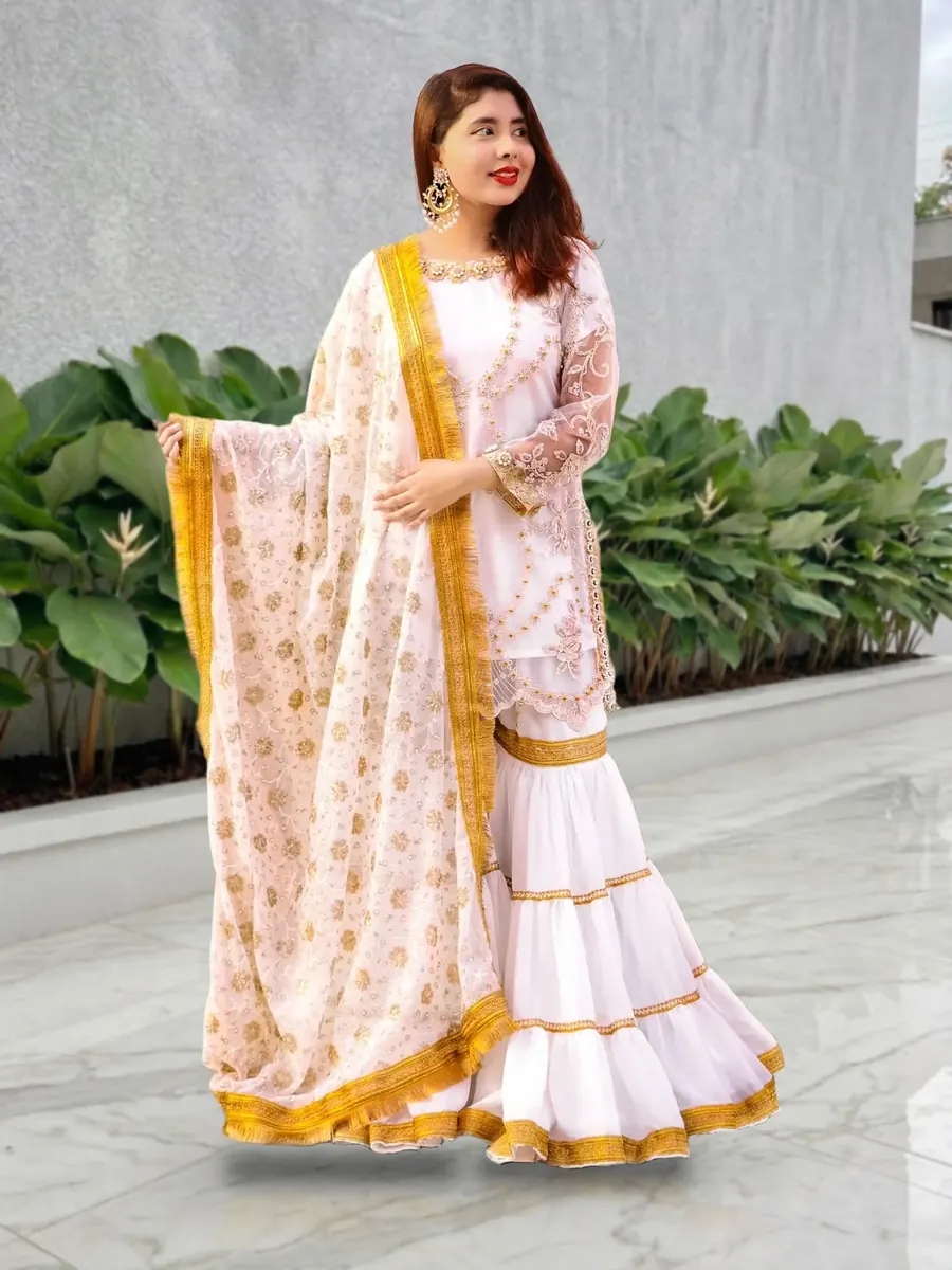 Pearl Farshi Gharara Set, photo 3 of 8