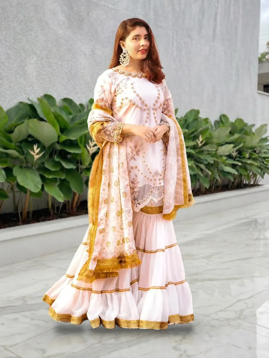 Pearl Farshi Gharara Set, photo 4 of 8