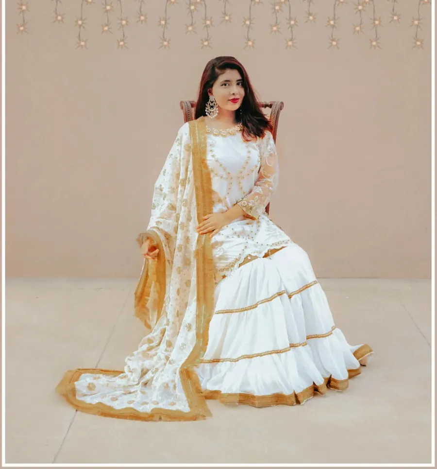 Pearl Farshi Gharara Set, photo 5 of 8