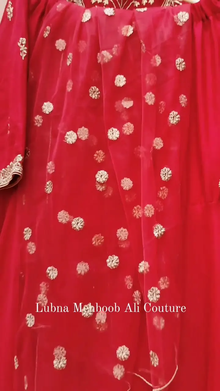 Red Sharara Set, photo 4 of 4