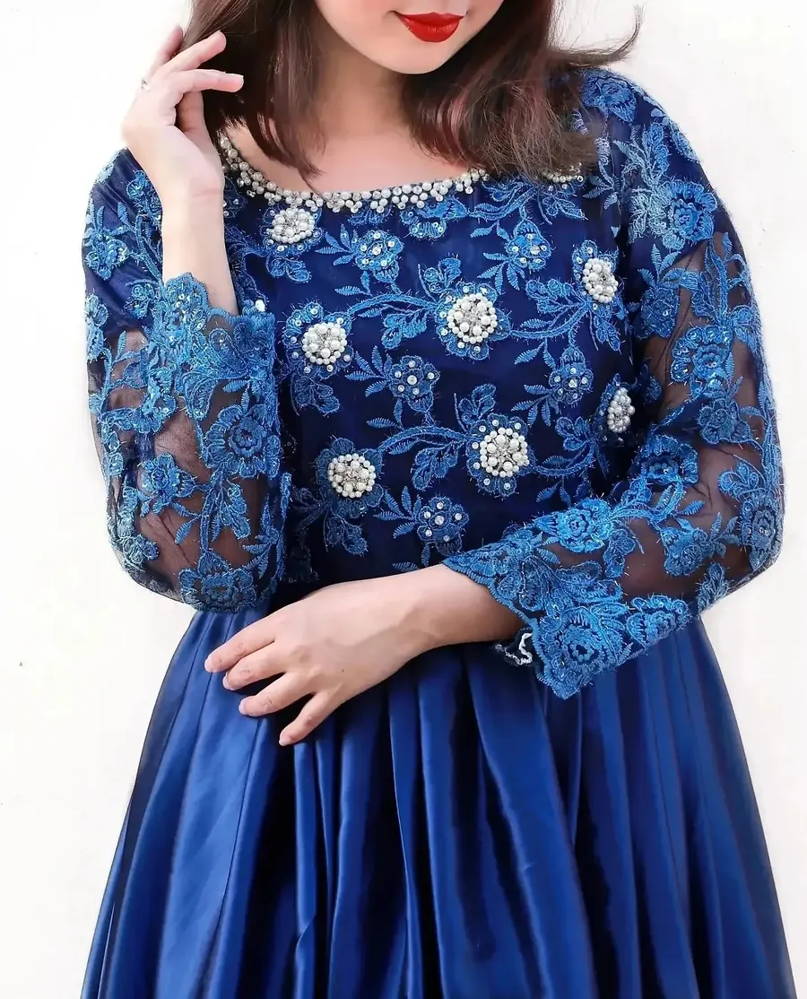 Royal Blue Tail Frock, photo 8 of 8