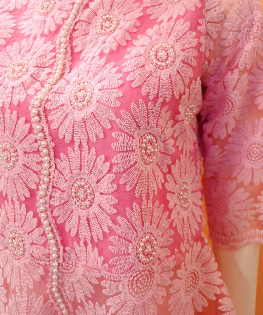 Soft Pink Pearl Frock, photo 6 of 6