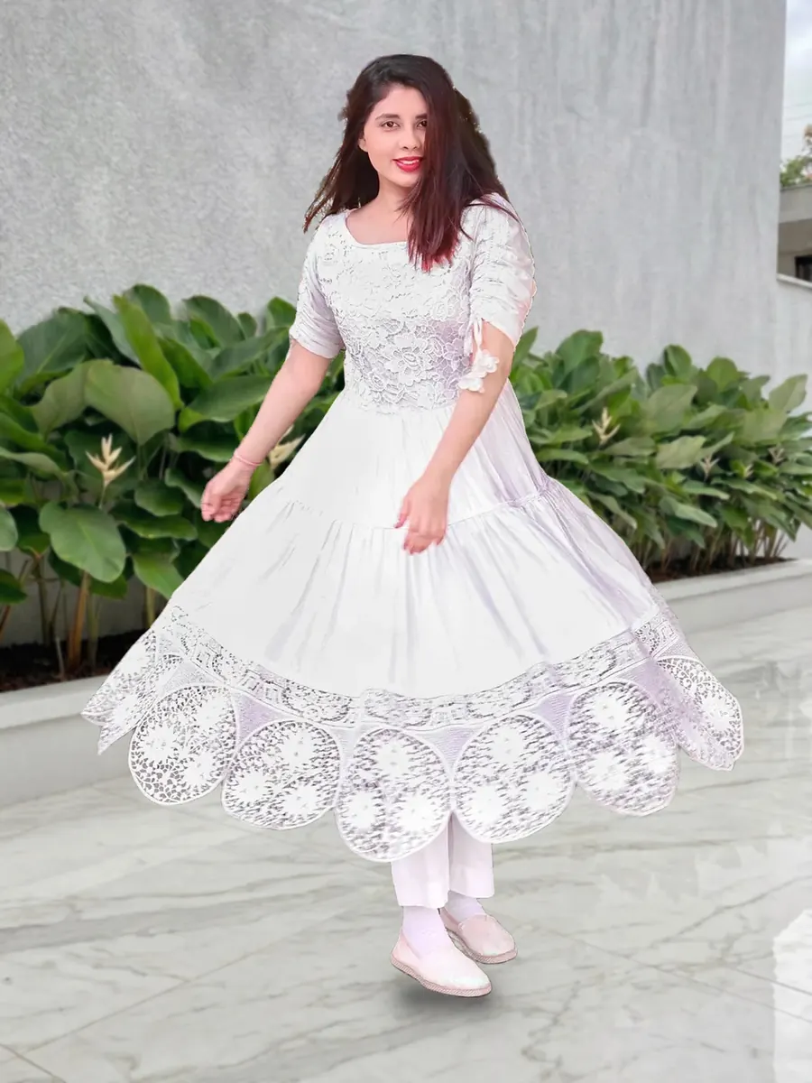 White Lily Frill Frock, photo 2 of 4