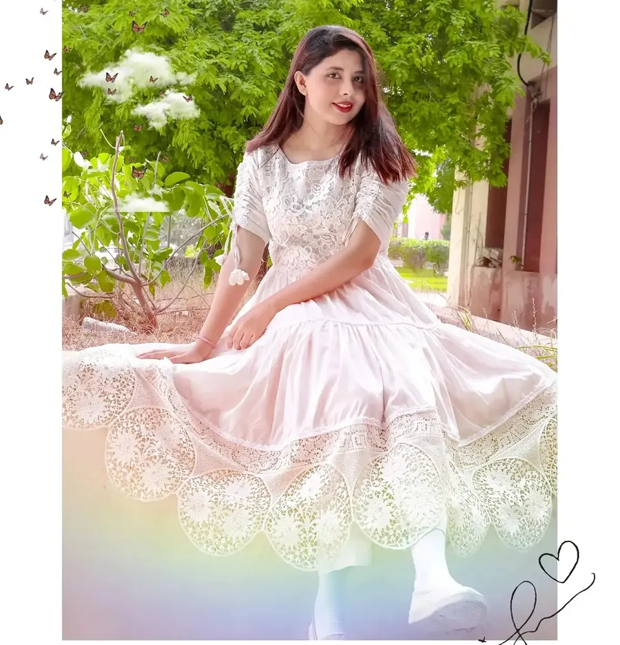 White Lily Frill Frock, photo 4 of 4