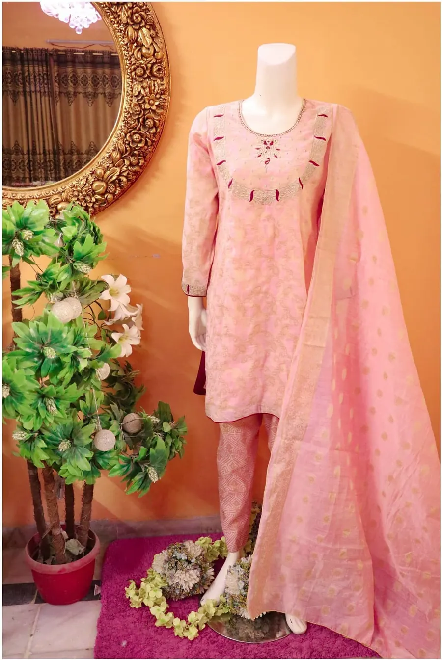 Zari Paper Cotton Suit, photo 3 of 6
