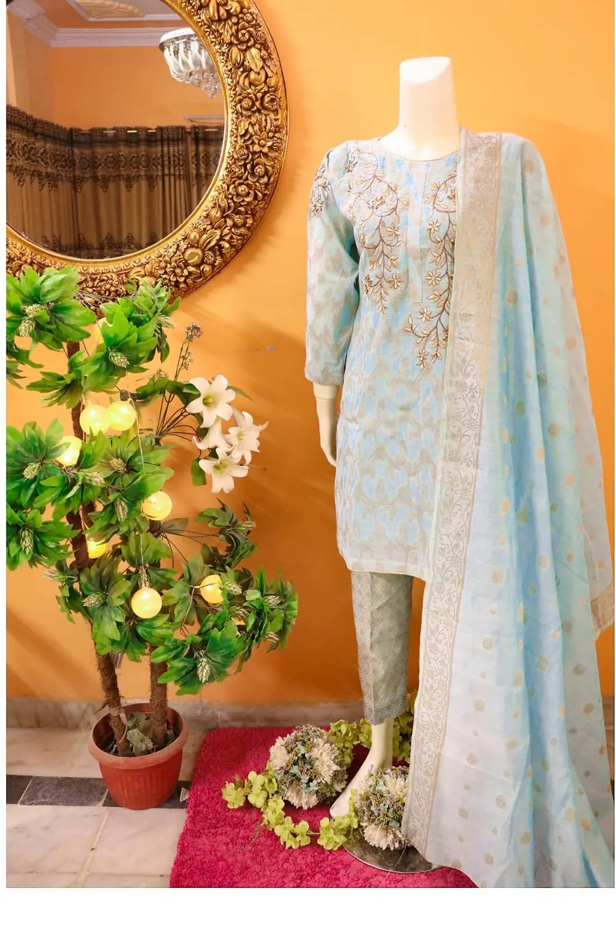 Zari Paper Cotton Suit, photo 4 of 6